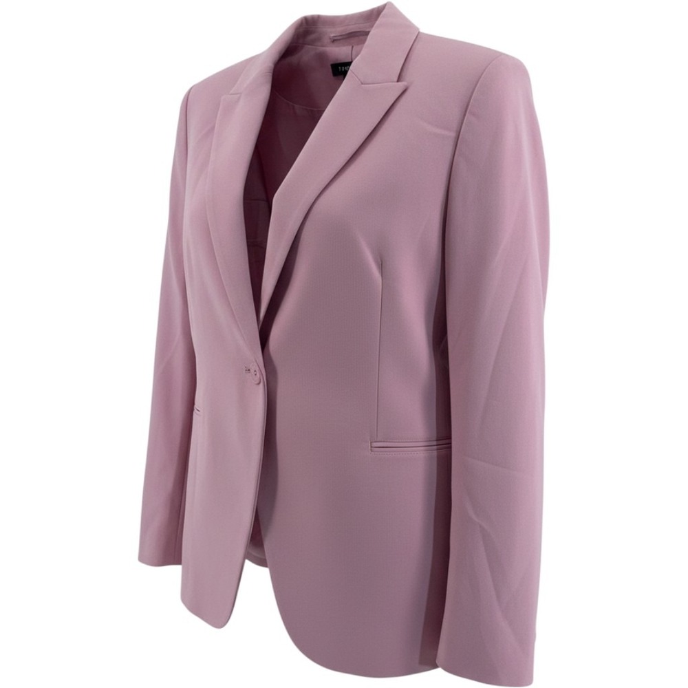 Torrid Mauve Pink Single Button Blazer Jacket Plus Size 3 3X Profession Work NWT